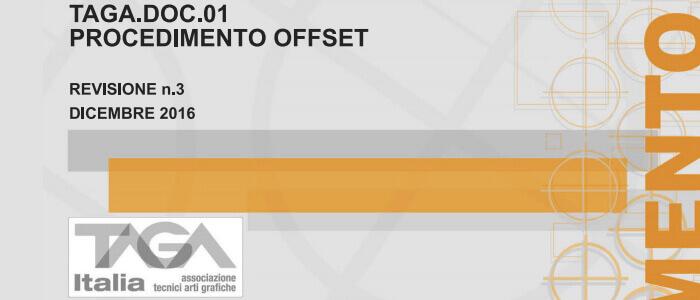 Taga pubblica il nuovo DOC.1 sul flusso offset