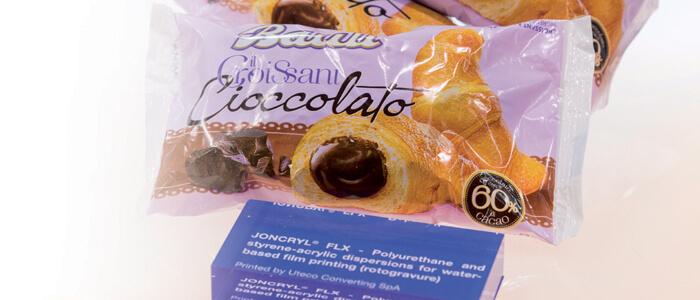 Water-based inks for flexible packaging