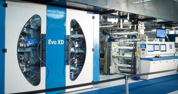 Koenig & Bauer Flexotecnica Open House on “water” heptacromia