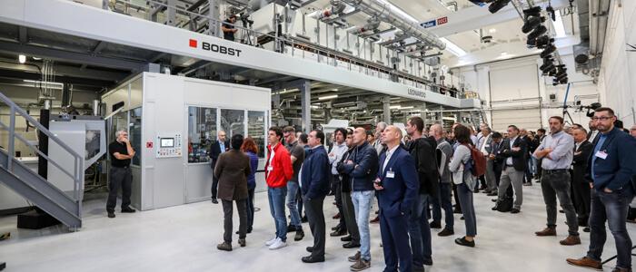 Bobst Italia unveils new coating line and dedicated technology center and lab