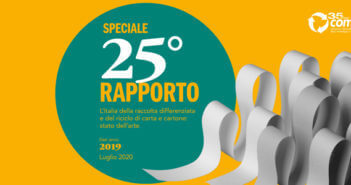 Comieco rilascia il 25° rapporto annuale sulla raccolta differenziata di carta e cartone in Italia