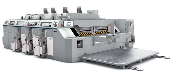 A super automated rotary die cutting machine