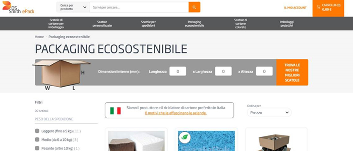 DS Smith fa leva sull’espansione dell’e-commerce in Europa e lancia ePack