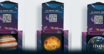 Love and technology on cardboard packaging