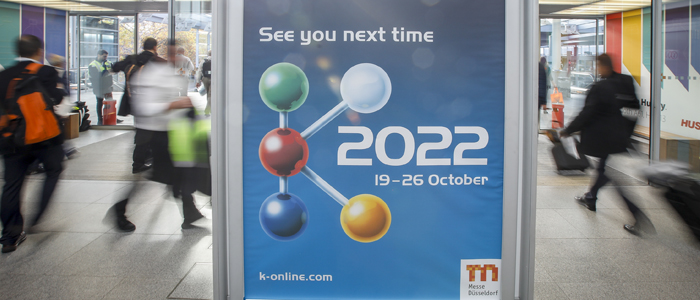 K 2022 dal 19 al 26 ottobre2022 a Düsseldorf