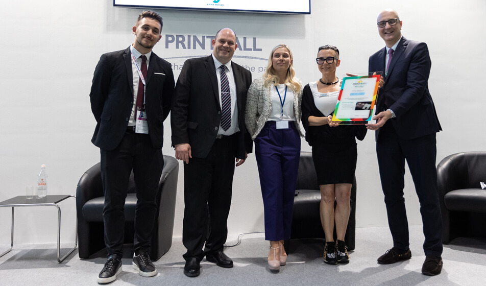 Cartes si aggiudica il Best in Show a Print4All 2022