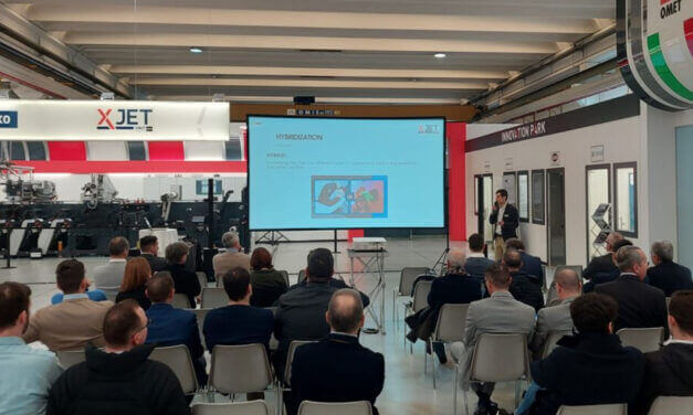 Great interest for hybrid printing at the OMET Innovation Park