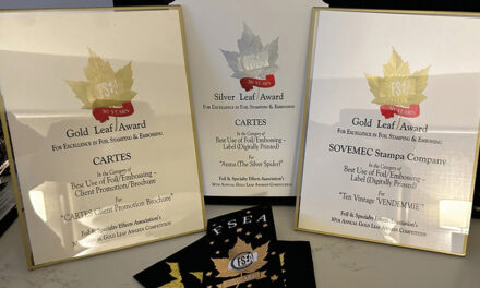 CARTES Wins Gold Awards at the Digital Embellishment Conference in Indianapolis