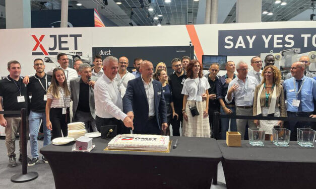 Innovation and tradition: OMET celebrates its 60 years anniversary at Labelexpo Europe 2023