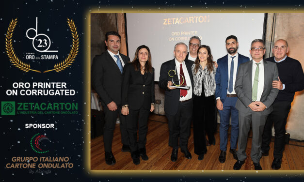 Zetacarton vince l’Oro Printer on Corrugated 2023