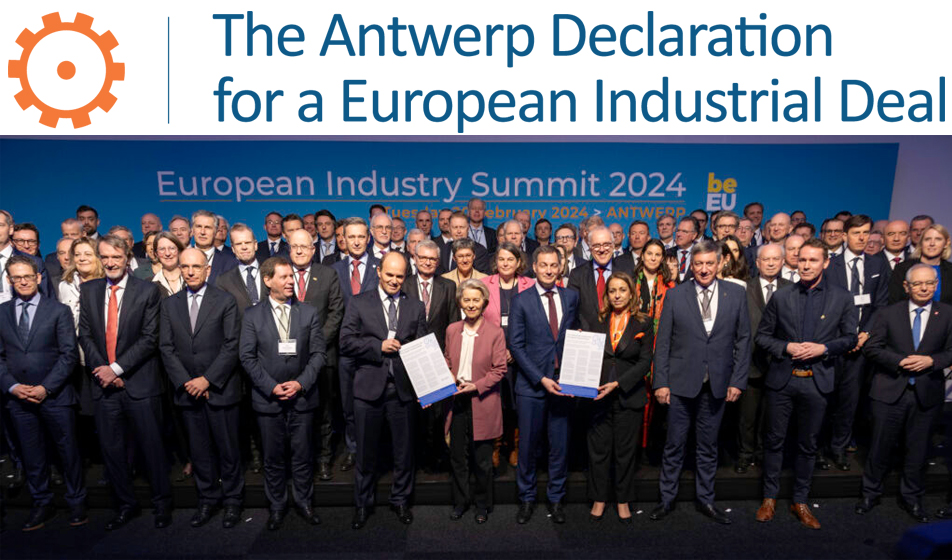Assocarta sottoscrive la “Dichiarazione di Anversa per un accordo industriale europeo”