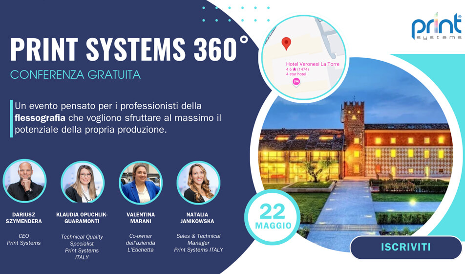 Print Systems 360° – Italy: una visione completa sulla flessografia