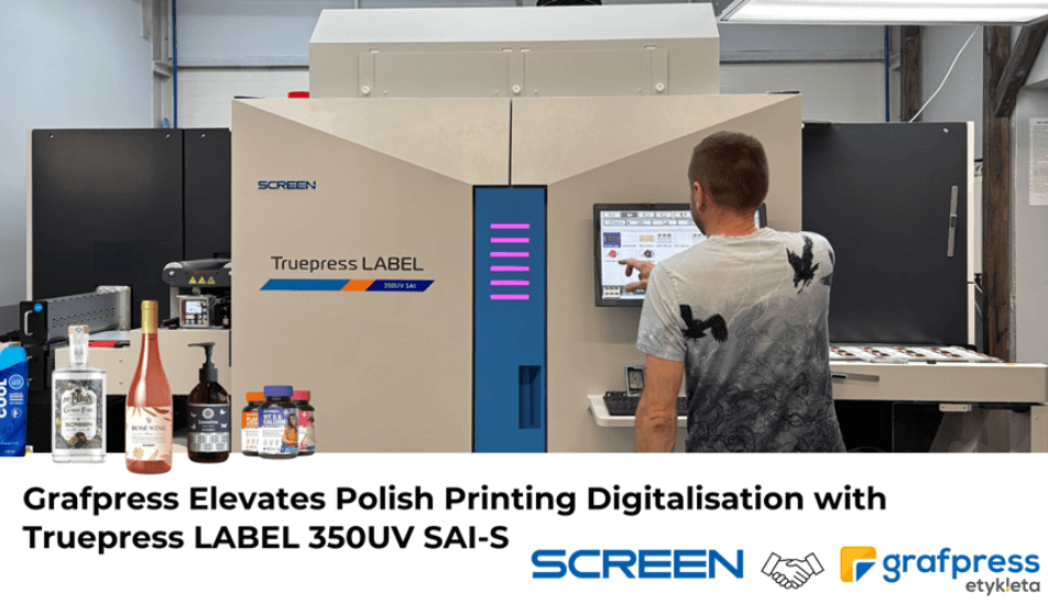 Grafpress accelera la digitalizzazione della stampa in Polonia con la Truepress LABEL 350UV SAI-S