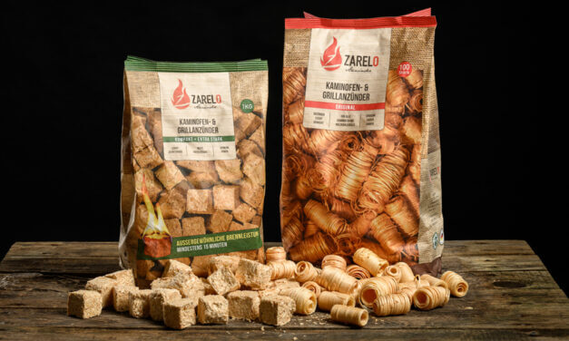 Accendifuoco, un nuovo packaging da Mondi e Zarelo