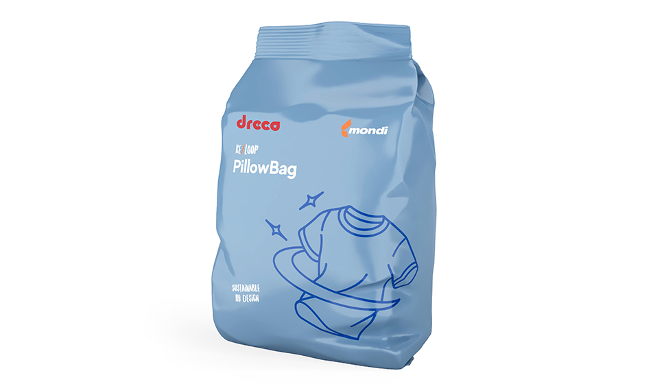 Mondi e Dreco lanciano un imballaggio per detersivo in polvere contenente il 50% di materiale riciclato post-consumo