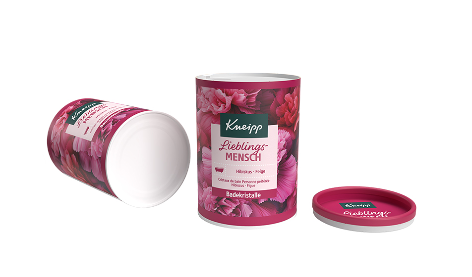 Kneipp®’s launches limited edition bath crystals in Sonoco’s GreenCan® paper with Sonoco