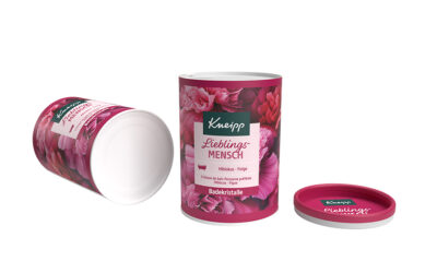 Kneipp® sceglie GreenCan® di Sonoco per un’edizione limitata dei suoi cristalli da bagno